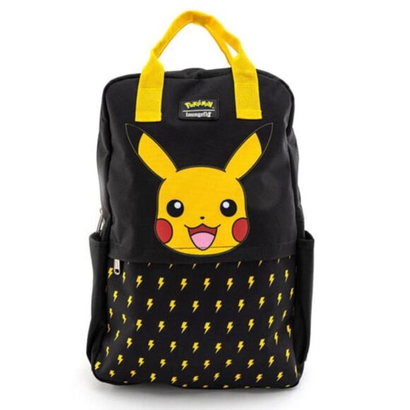 Loungefly Handbags - Pokémon Loungefly Lightening Bolt Piccachu Backpack Black